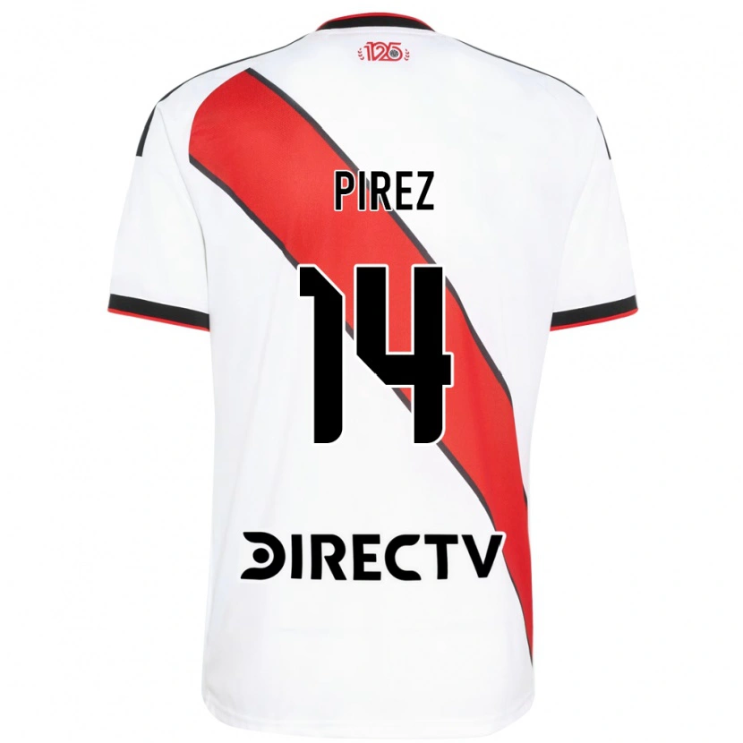 Danxen Barn Leandro González Pírez #14 Röd Svart Vit Hemmatröja Matchtröjor 2026/27 Tröjor T-Tröja