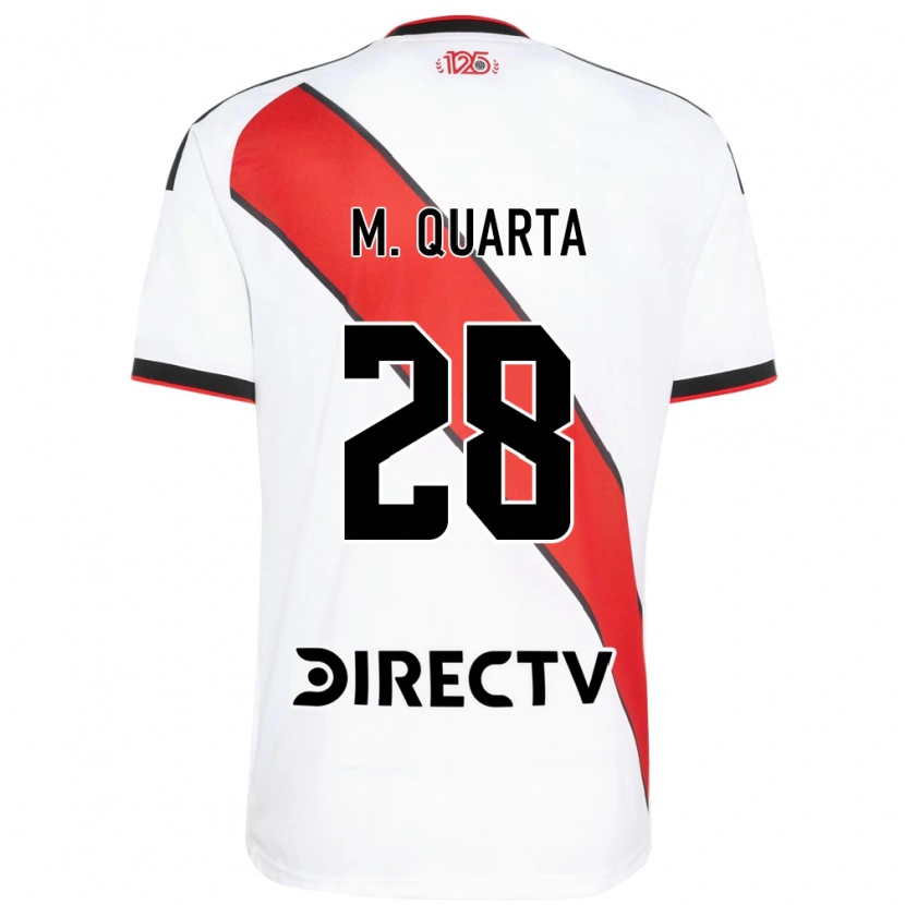 Danxen Barn Lucas Martínez Quarta #28 Röd Svart Vit Hemmatröja Matchtröjor 2026/27 Tröjor T-Tröja