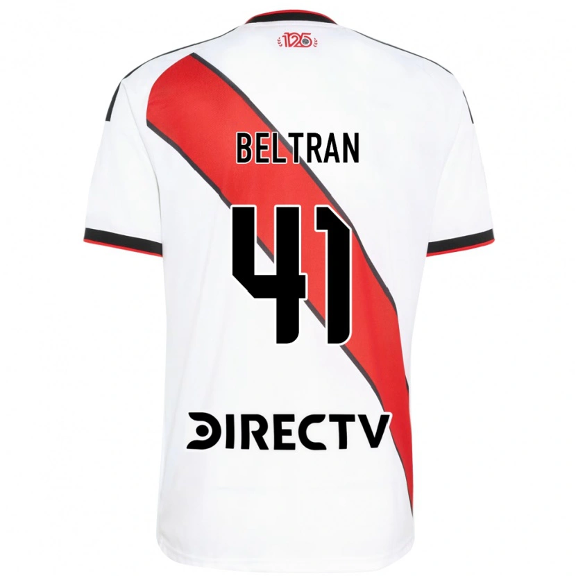 Danxen Barn Santiago Beltrán #41 Röd Svart Vit Hemmatröja Matchtröjor 2026/27 Tröjor T-Tröja