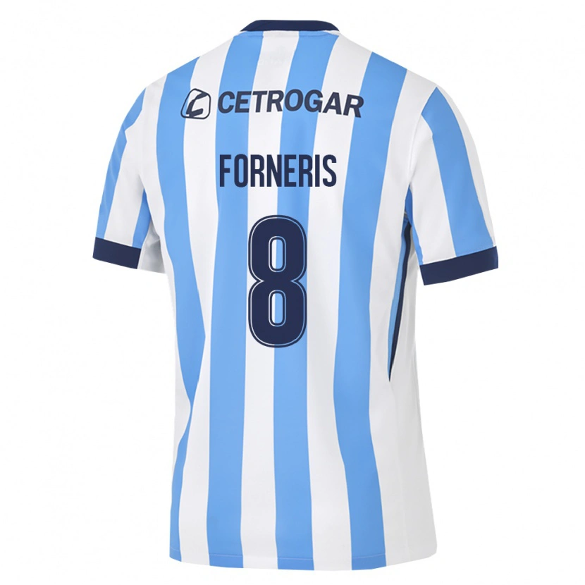 Danxen Barn Alan Forneris #8 Ljusblå Vit Svart Hemmatröja Matchtröjor 2026/27 Tröjor T-Tröja