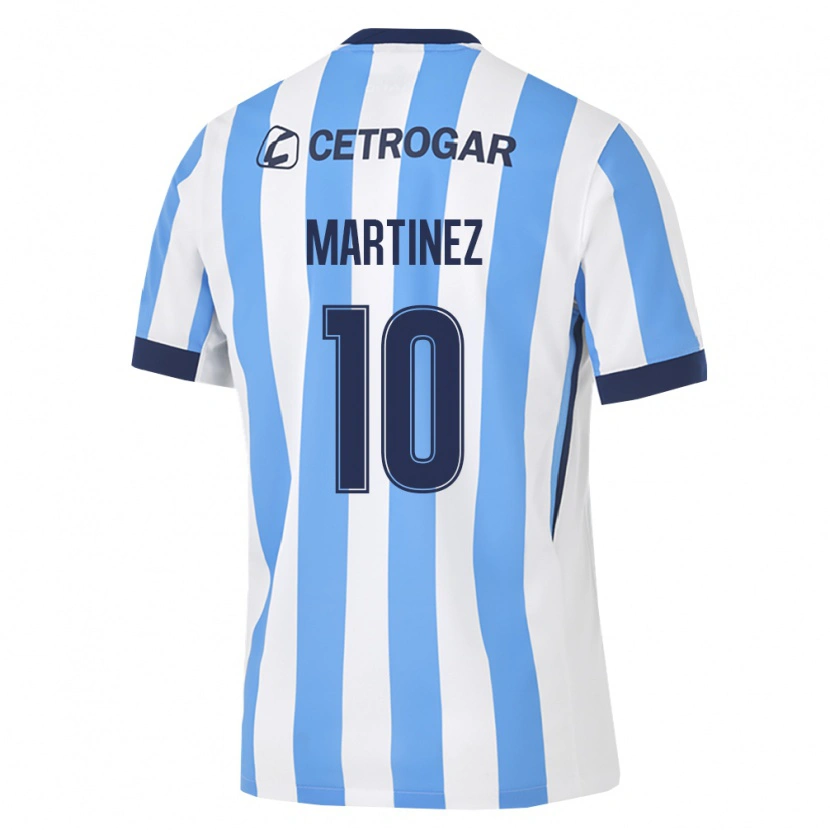 Danxen Barn Roger Martinez #10 Ljusblå Vit Svart Hemmatröja Matchtröjor 2026/27 Tröjor T-Tröja