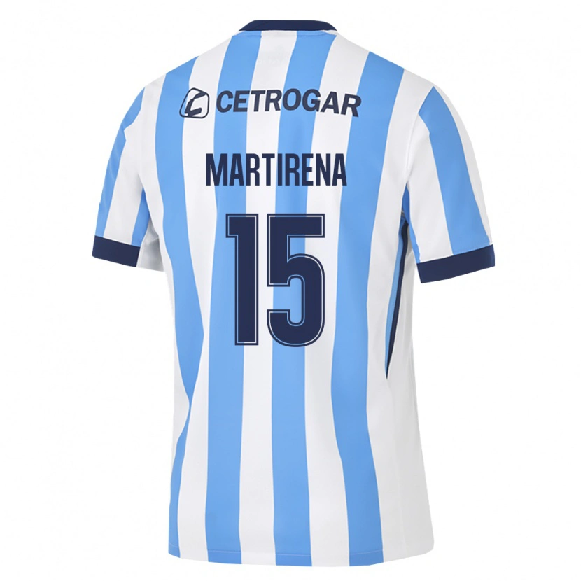 Danxen Barn Gastón Martirena #15 Ljusblå Vit Svart Hemmatröja Matchtröjor 2026/27 Tröjor T-Tröja
