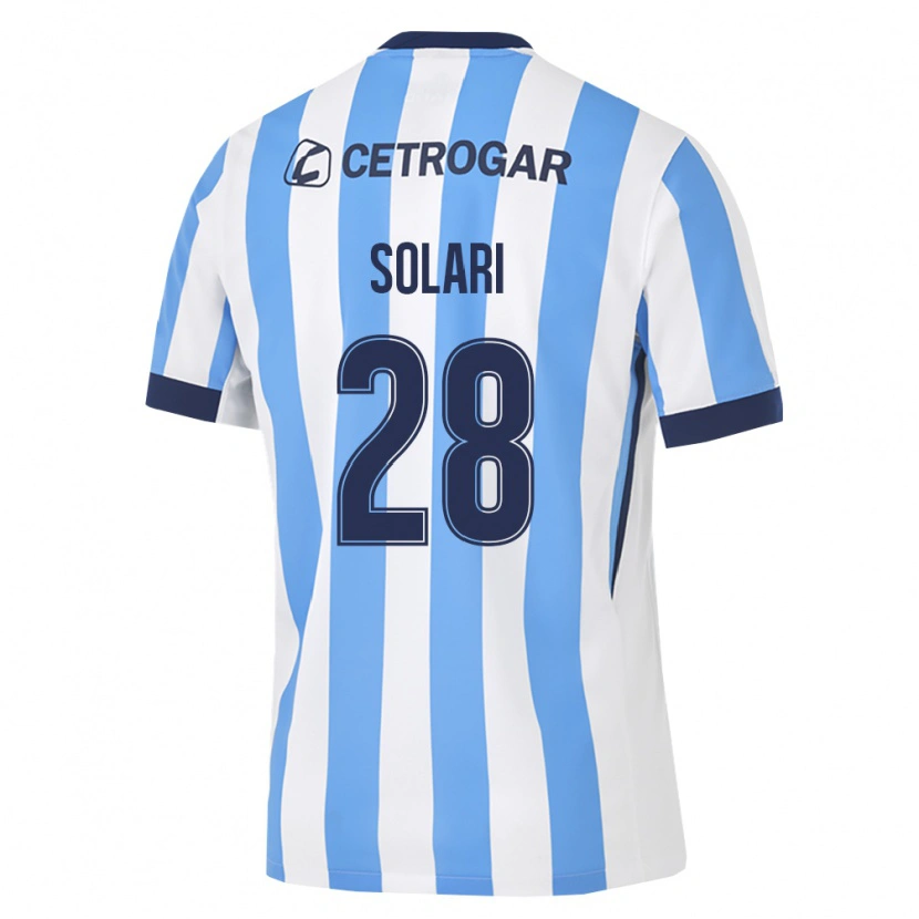 Danxen Barn Santiago Solari #28 Ljusblå Vit Svart Hemmatröja Matchtröjor 2026/27 Tröjor T-Tröja