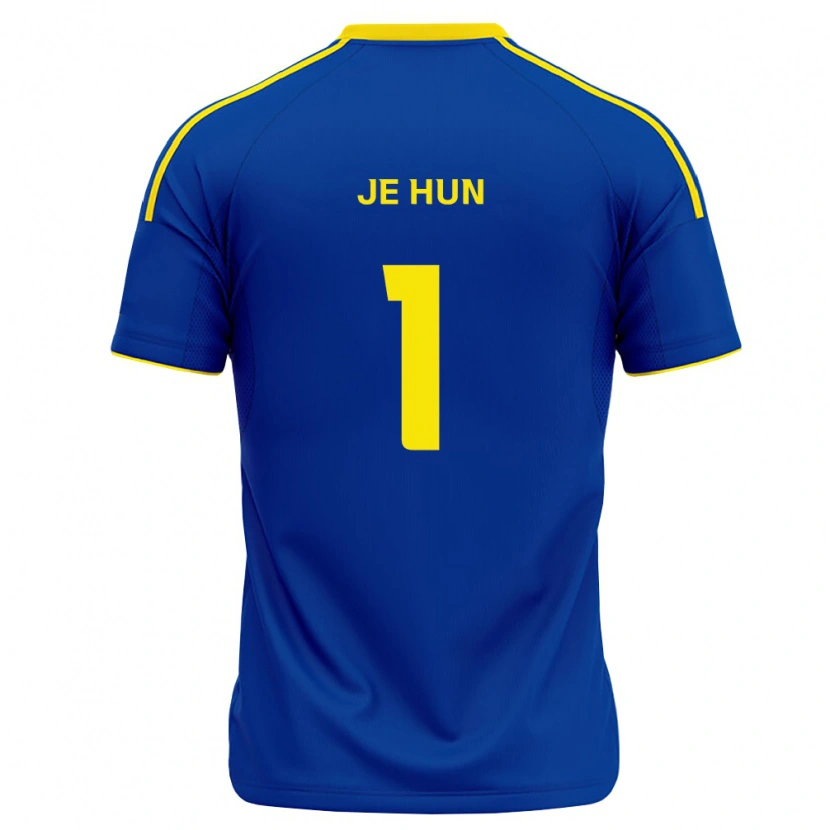 Danxen Barn Je-Hun Youn #1 Kungligt Blå Gul Hemmatröja Matchtröjor 2026/27 Tröjor T-Tröja