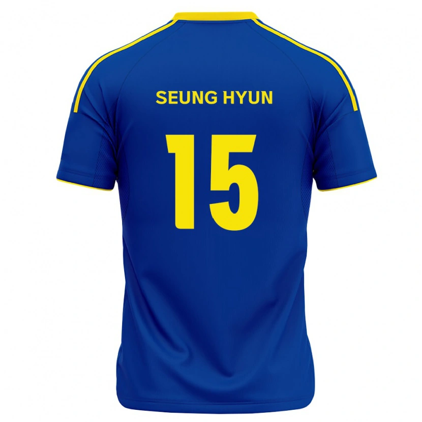Danxen Barn Seung-Hyun Jung #15 Kungligt Blå Gul Hemmatröja Matchtröjor 2026/27 Tröjor T-Tröja