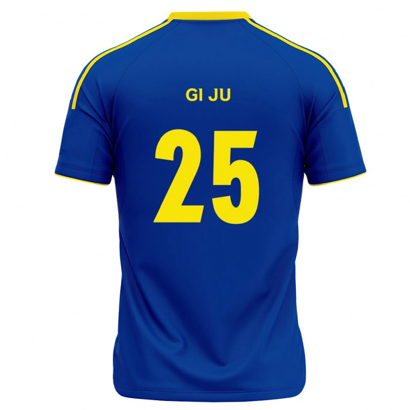Danxen Barn Gi-Ju Kwon #25 Kungligt Blå Gul Hemmatröja Matchtröjor 2026/27 Tröjor T-Tröja