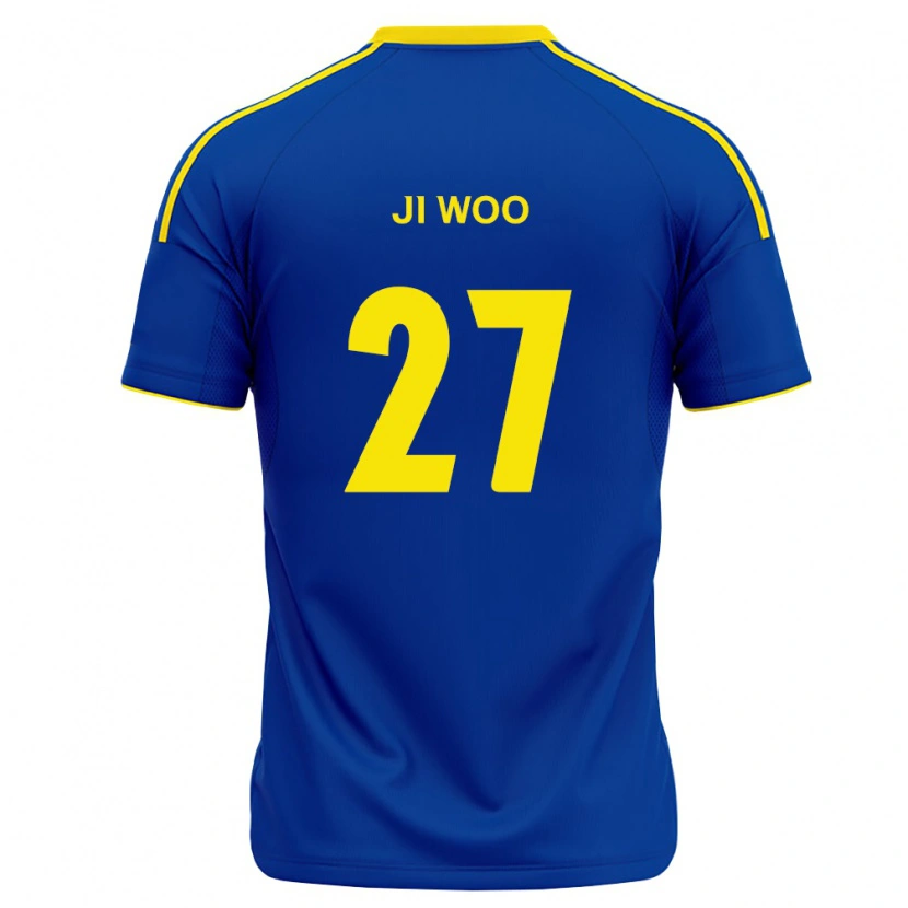 Danxen Barn Ji-Woo Lee #27 Kungligt Blå Gul Hemmatröja Matchtröjor 2026/27 Tröjor T-Tröja