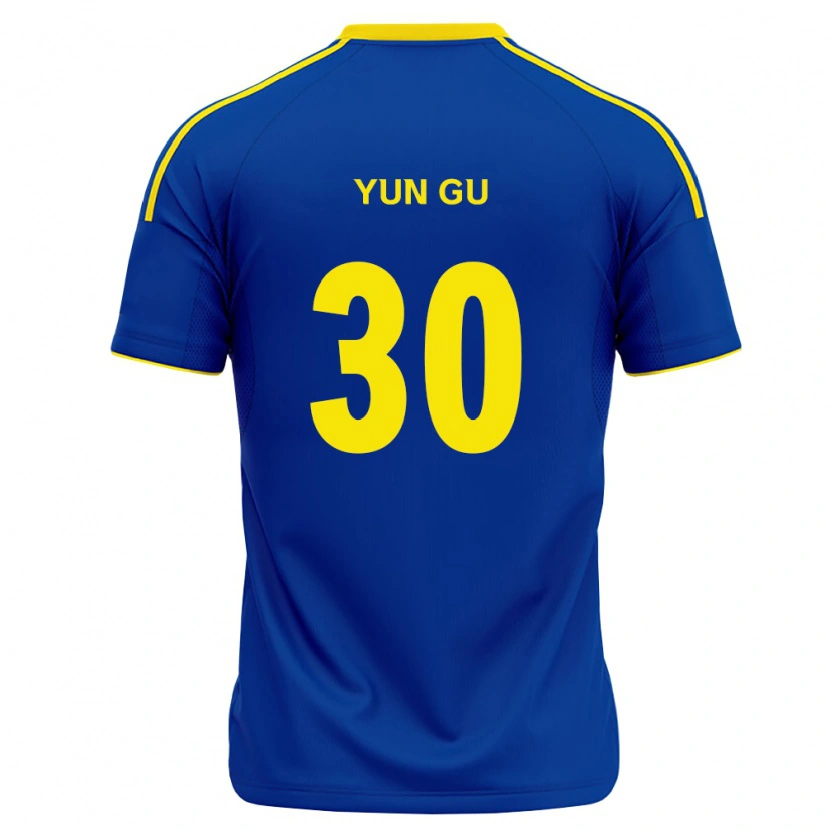 Danxen Barn Yun-Gu Kang #30 Kungligt Blå Gul Hemmatröja Matchtröjor 2026/27 Tröjor T-Tröja