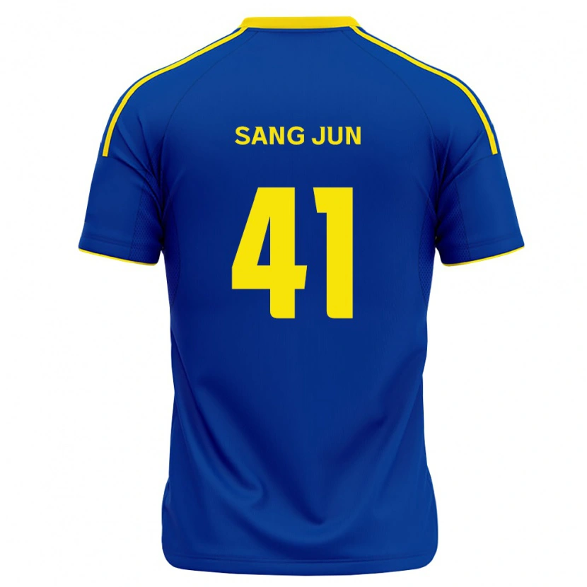 Danxen Barn Sang-Jun Park #41 Kungligt Blå Gul Hemmatröja Matchtröjor 2026/27 Tröjor T-Tröja