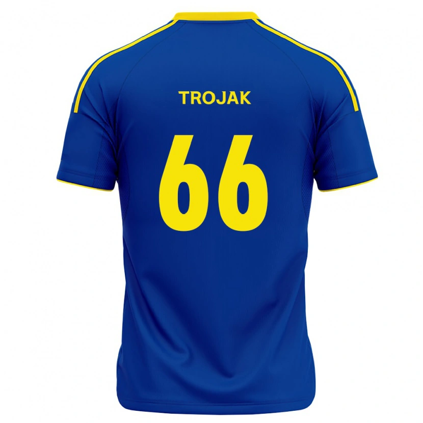 Danxen Barn Milosz Trojak #66 Kungligt Blå Gul Hemmatröja Matchtröjor 2026/27 Tröjor T-Tröja
