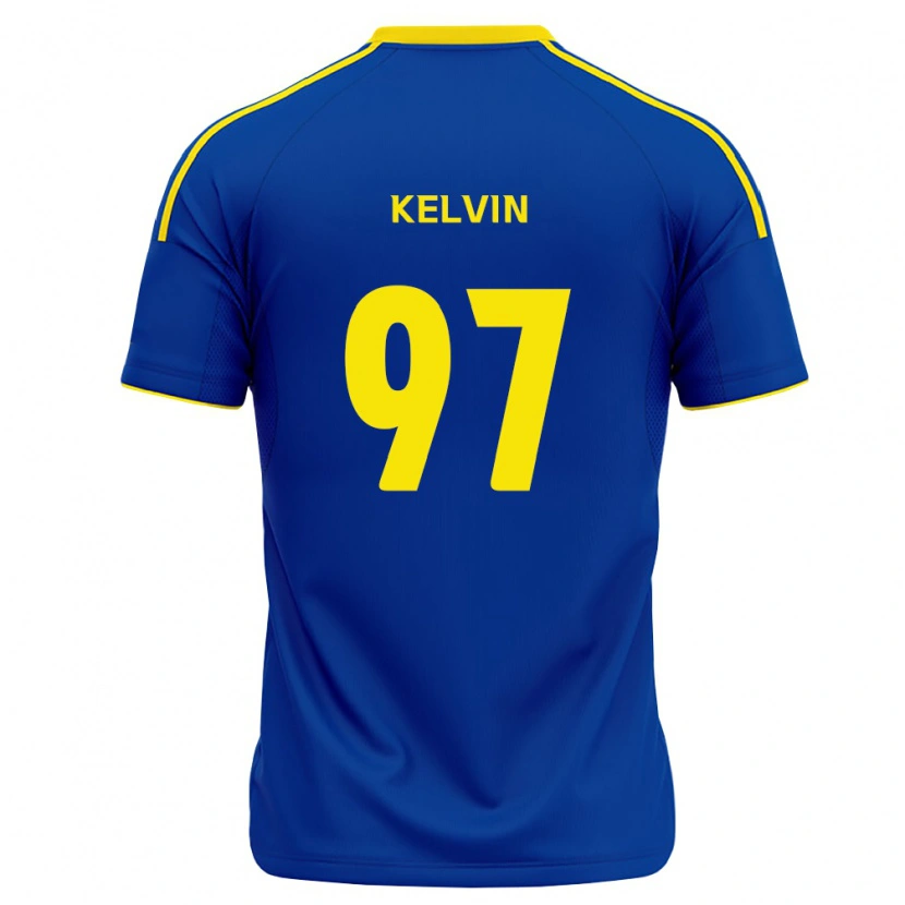 Danxen Barn Kelvin #97 Kungligt Blå Gul Hemmatröja Matchtröjor 2026/27 Tröjor T-Tröja