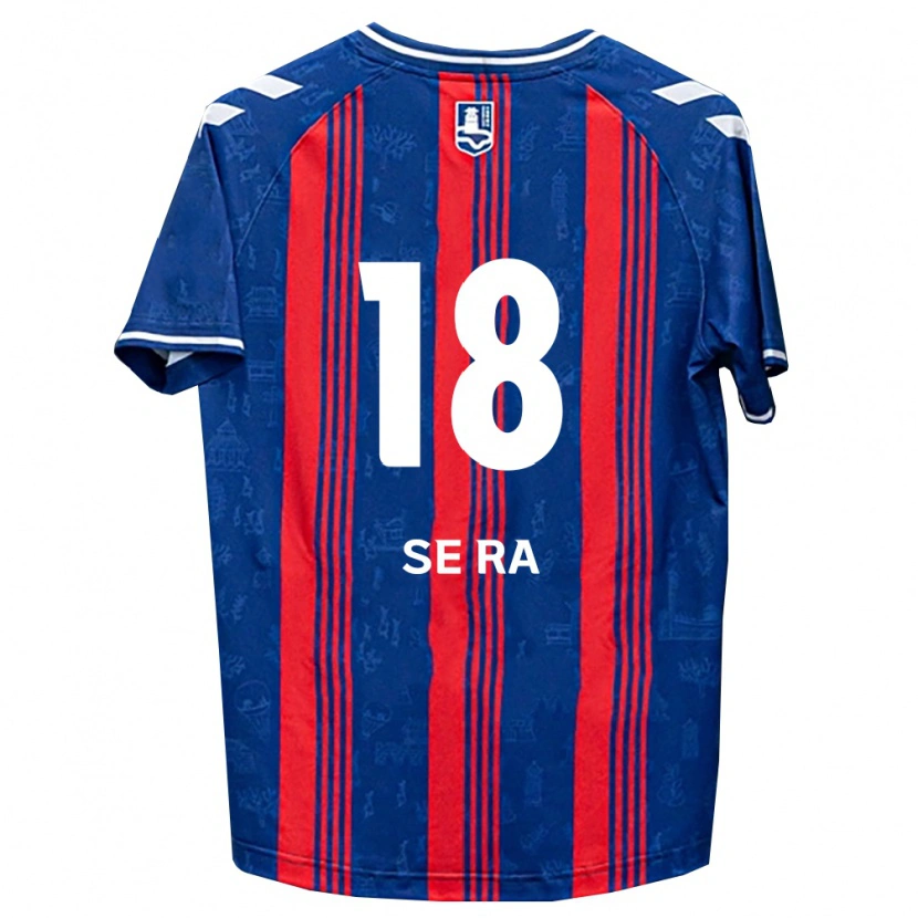 Danxen Barn Se-Ra Park #18 Blå Röd Vit Hemmatröja Matchtröjor 2026/27 Tröjor T-Tröja