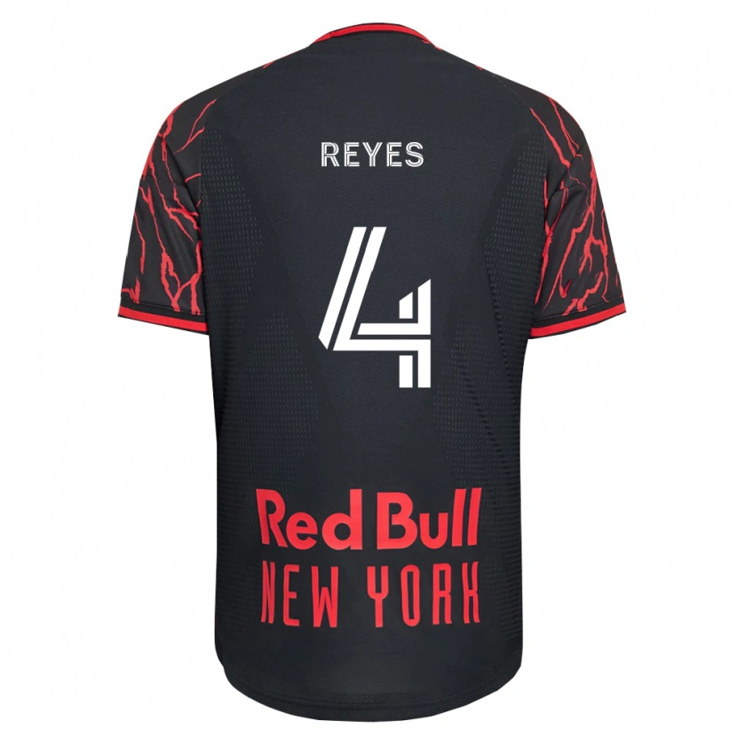 Danxen Barn Andrés Reyes #4 Röd Svart Vit Hemmatröja Matchtröjor 2026/27 Tröjor T-Tröja