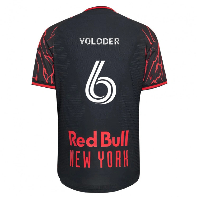 Danxen Barn Robert Voloder #6 Röd Svart Vit Hemmatröja Matchtröjor 2026/27 Tröjor T-Tröja