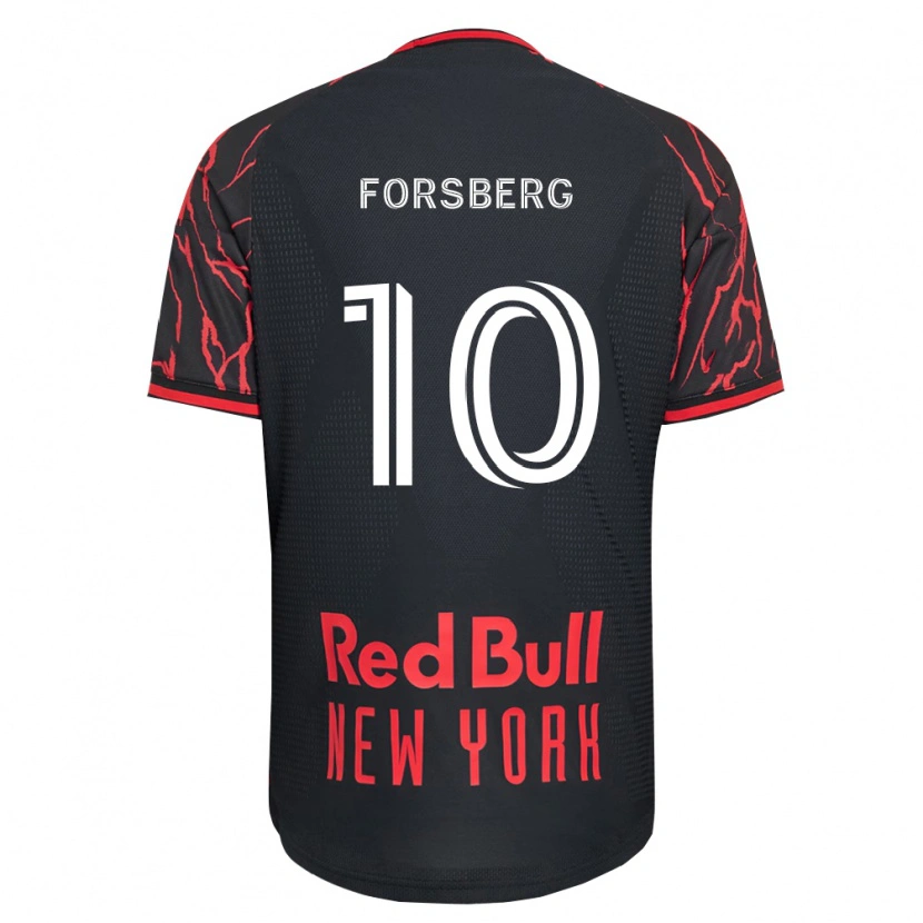 Danxen Barn Emil Forsberg #10 Röd Svart Vit Hemmatröja Matchtröjor 2026/27 Tröjor T-Tröja