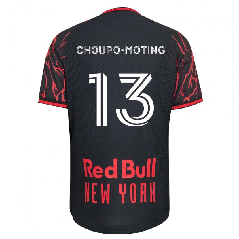 Danxen Barn Eric-Maxim Choupo-Moting #13 Röd Svart Vit Hemmatröja Matchtröjor 2026/27 Tröjor T-Tröja