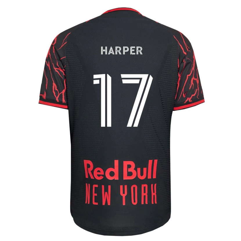 Danxen Barn Cameron Harper #17 Röd Svart Vit Hemmatröja Matchtröjor 2026/27 Tröjor T-Tröja