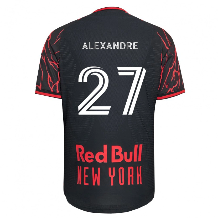 Danxen Barn Davi Alexandre #27 Röd Svart Vit Hemmatröja Matchtröjor 2026/27 Tröjor T-Tröja
