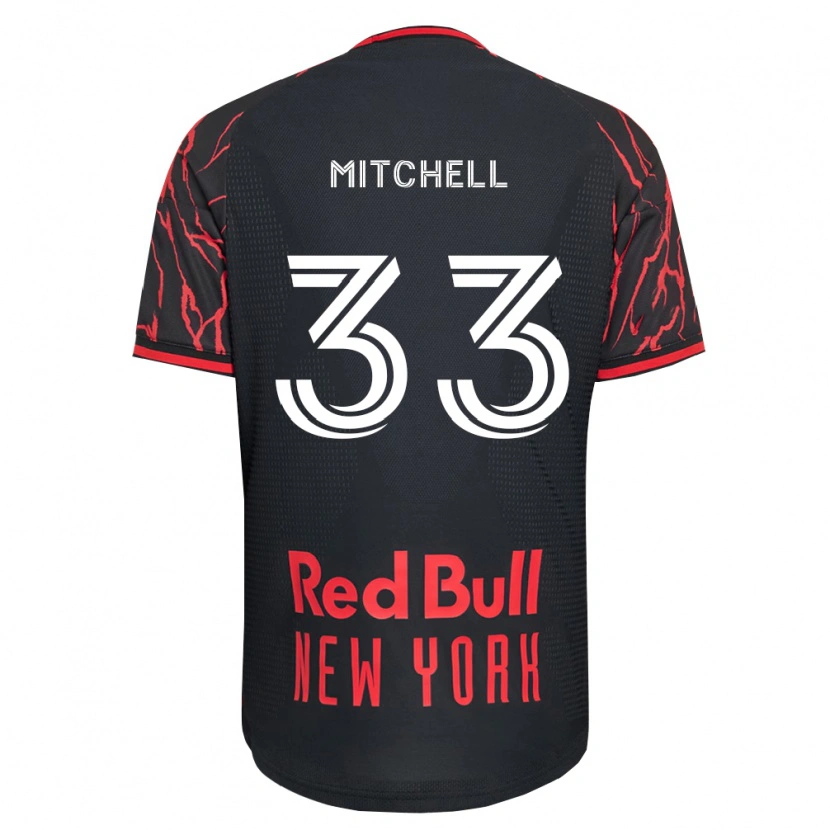 Danxen Barn Roald Mitchell #33 Röd Svart Vit Hemmatröja Matchtröjor 2026/27 Tröjor T-Tröja