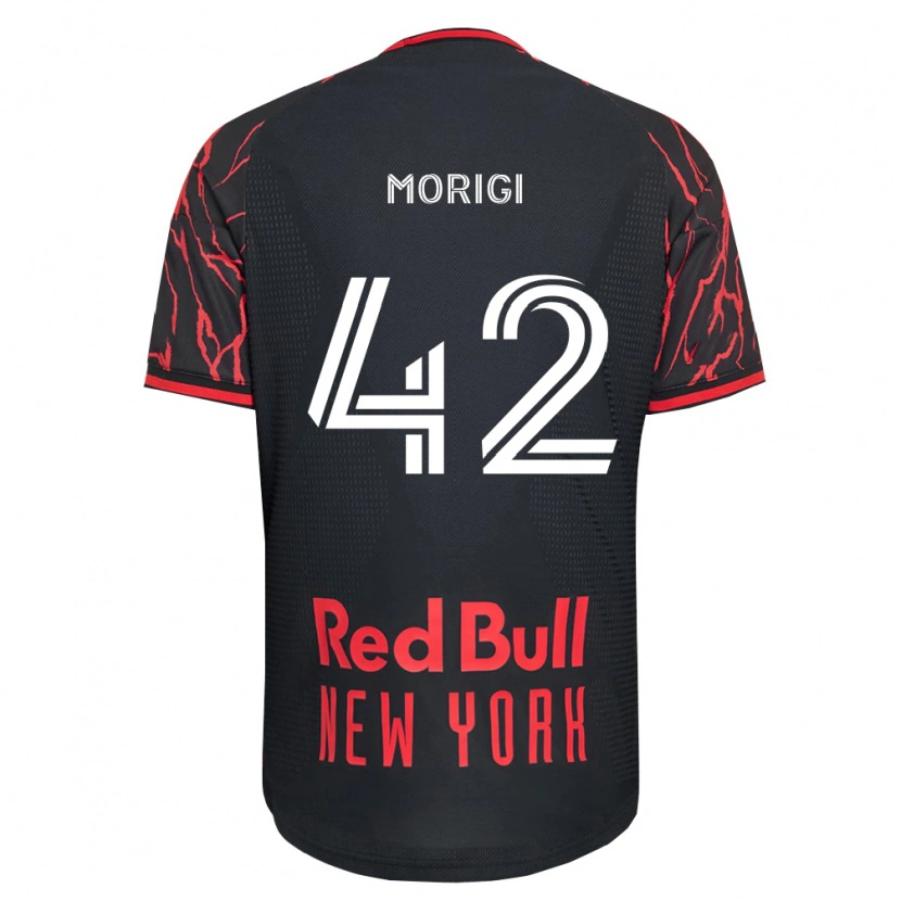 Danxen Barn Marco Morigi #42 Röd Svart Vit Hemmatröja Matchtröjor 2026/27 Tröjor T-Tröja