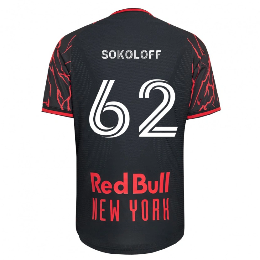 Danxen Barn Paul Sokoloff #62 Röd Svart Vit Hemmatröja Matchtröjor 2026/27 Tröjor T-Tröja