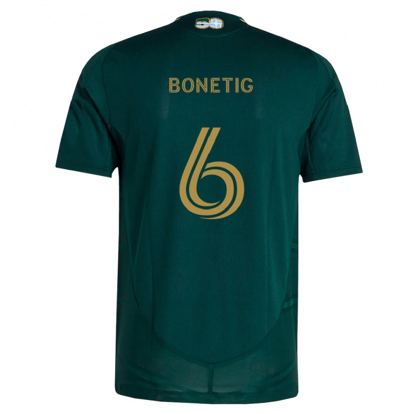 Danxen Barn Alex Bonetig #6 Mörkgrön Brun Hemmatröja Matchtröjor 2026/27 Tröjor T-Tröja