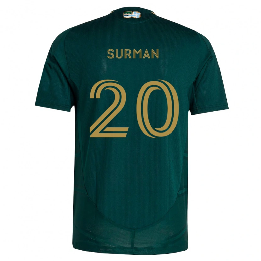 Danxen Barn Finn Surman #20 Mörkgrön Brun Hemmatröja Matchtröjor 2026/27 Tröjor T-Tröja