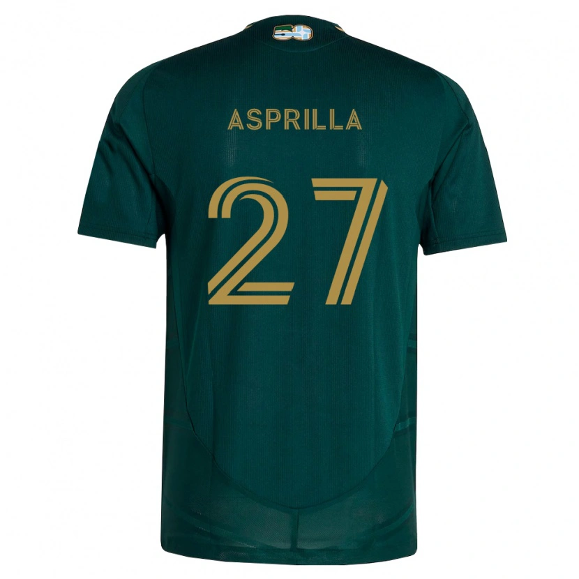 Danxen Barn Dairon Asprilla #27 Mörkgrön Brun Hemmatröja Matchtröjor 2026/27 Tröjor T-Tröja