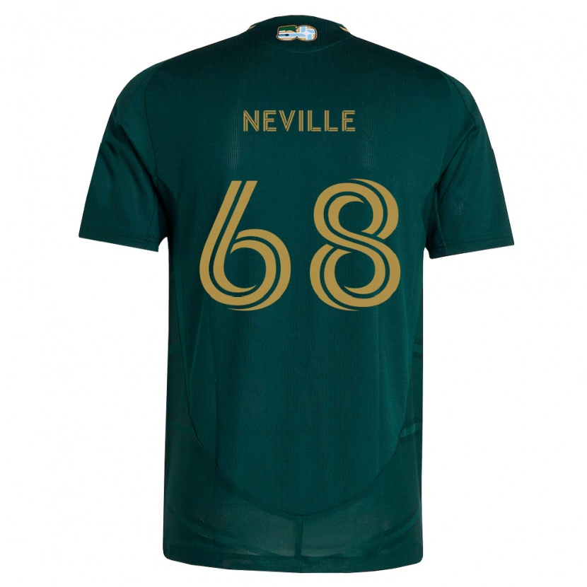 Danxen Barn Harvey Neville #68 Mörkgrön Brun Hemmatröja Matchtröjor 2026/27 Tröjor T-Tröja