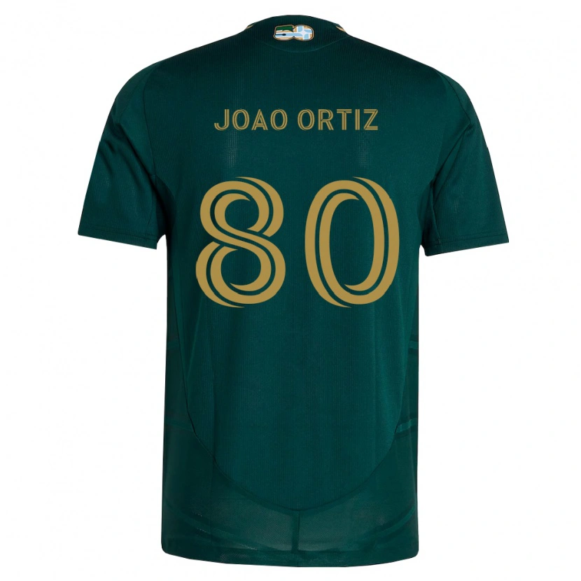 Danxen Barn Joao Ortiz #80 Mörkgrön Brun Hemmatröja Matchtröjor 2026/27 Tröjor T-Tröja