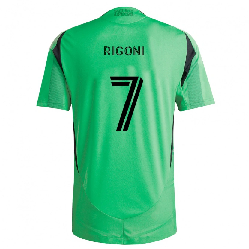 Danxen Barn Emiliano Rigoni #7 Smaragdgrön Svart Hemmatröja Matchtröjor 2026/27 Tröjor T-Tröja