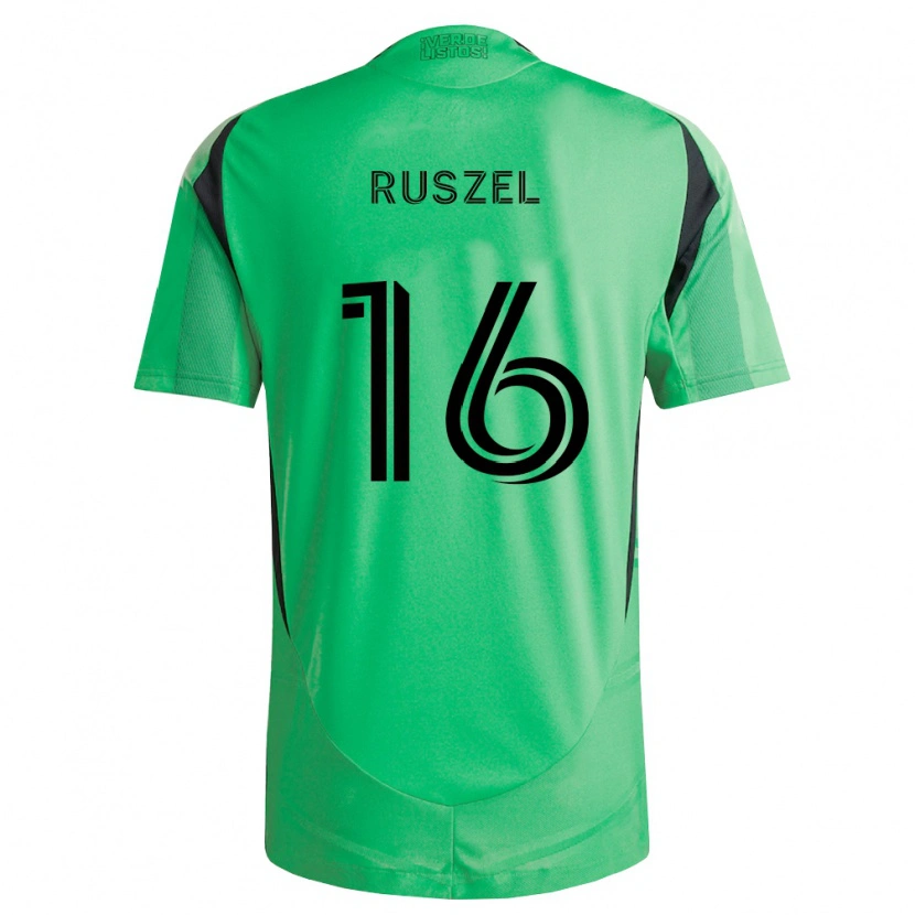 Danxen Barn Marcel Ruszel #16 Smaragdgrön Svart Hemmatröja Matchtröjor 2026/27 Tröjor T-Tröja