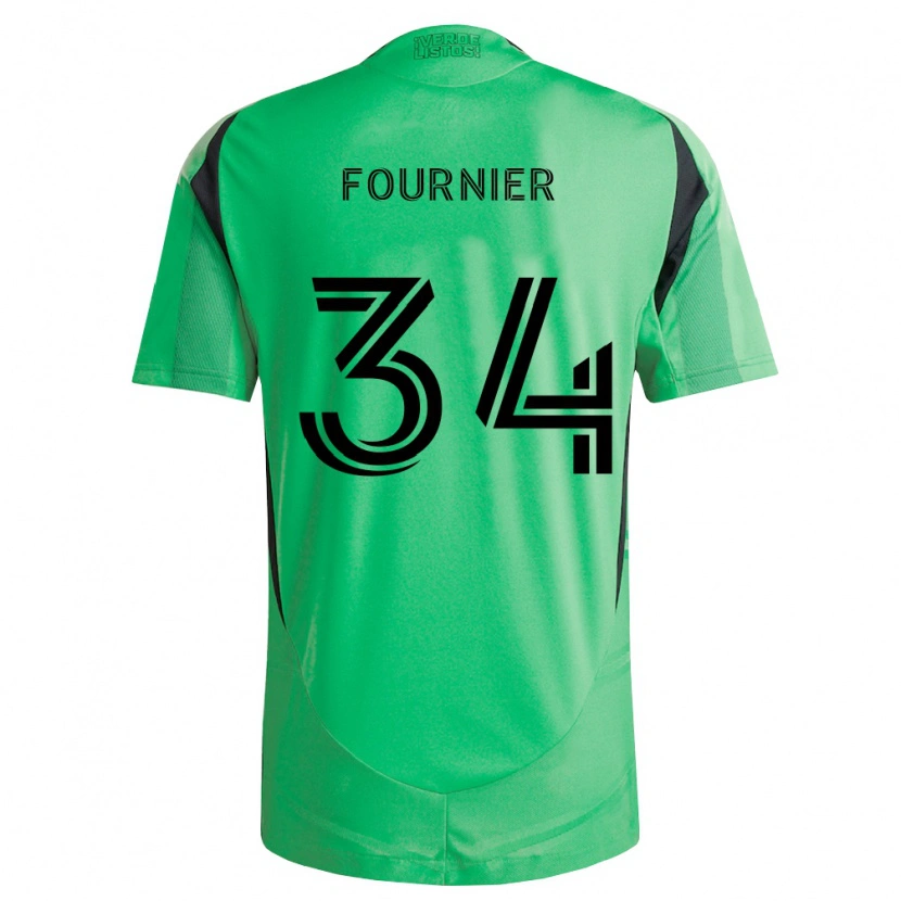 Danxen Barn Drake Fournier #34 Smaragdgrön Svart Hemmatröja Matchtröjor 2026/27 Tröjor T-Tröja