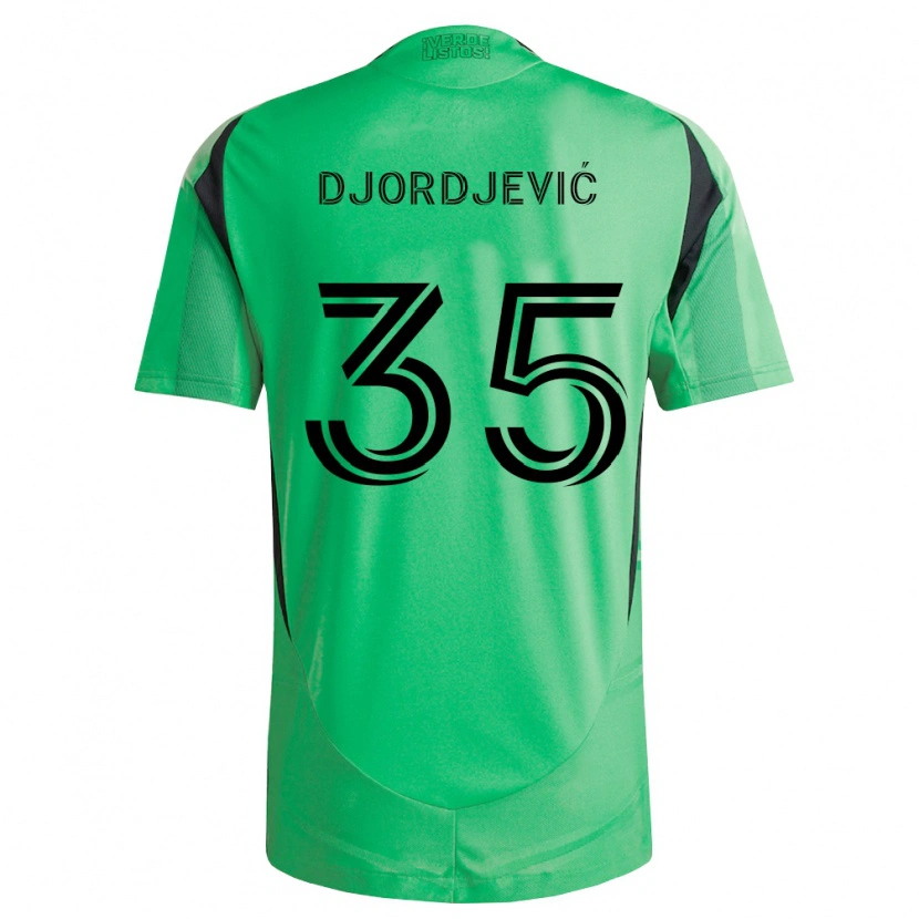 Danxen Barn Mateja Djordjević #35 Smaragdgrön Svart Hemmatröja Matchtröjor 2026/27 Tröjor T-Tröja