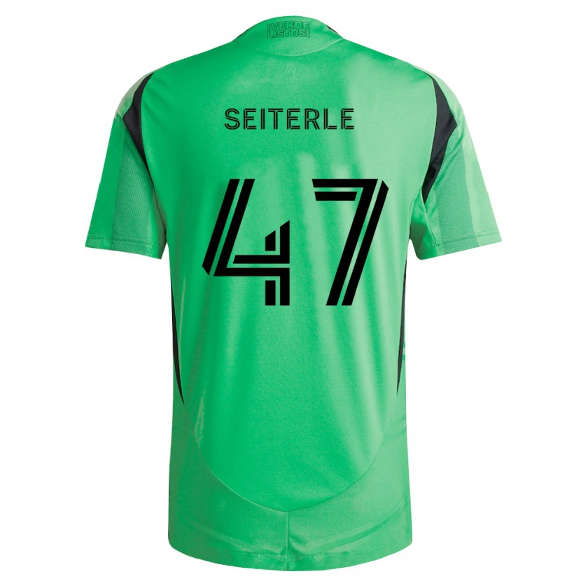 Danxen Barn Sebastian Seiterle #47 Smaragdgrön Svart Hemmatröja Matchtröjor 2026/27 Tröjor T-Tröja