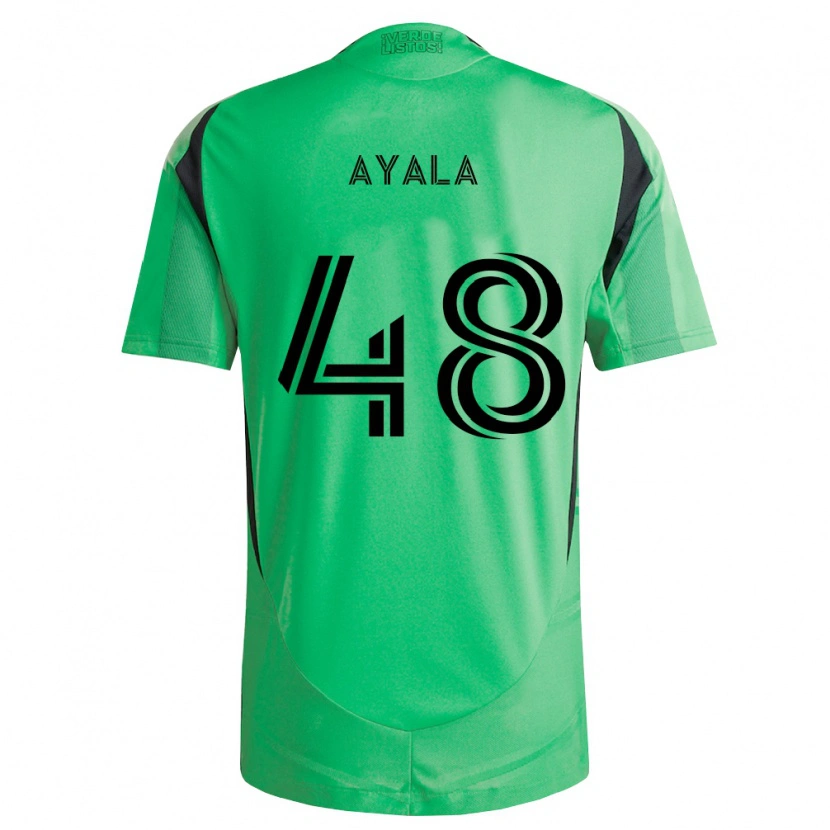 Danxen Barn Christian Ayala #48 Smaragdgrön Svart Hemmatröja Matchtröjor 2026/27 Tröjor T-Tröja
