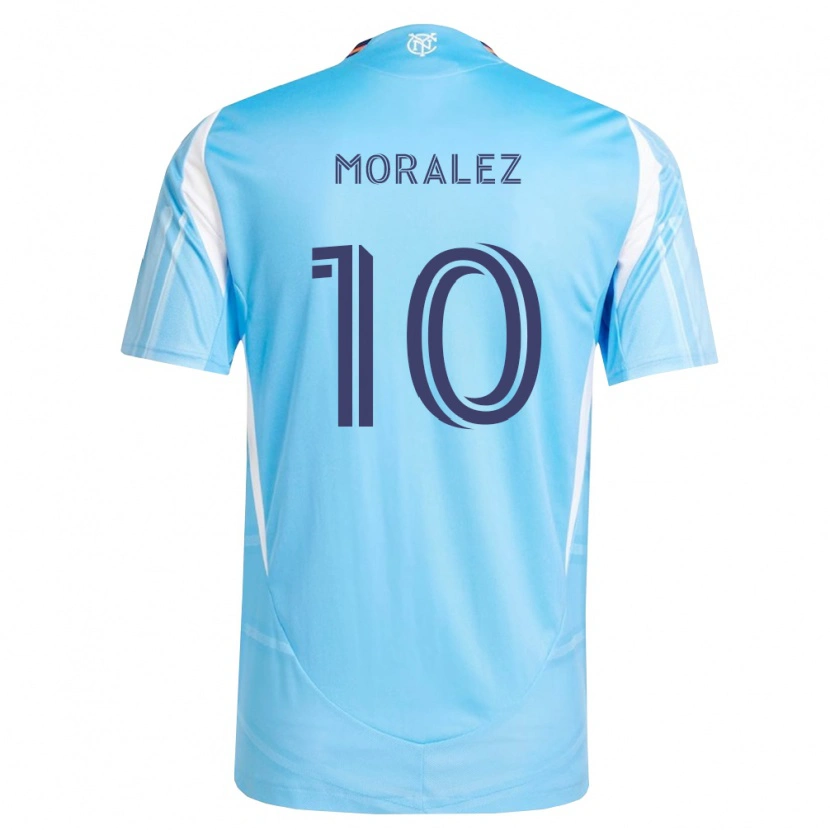 Danxen Barn Maxi Moralez #10 Himmelsblå Vit Hemmatröja Matchtröjor 2026/27 Tröjor T-Tröja