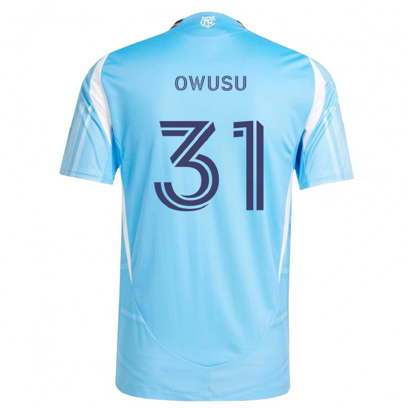 Danxen Barn Samuel Owusu #31 Himmelsblå Vit Hemmatröja Matchtröjor 2026/27 Tröjor T-Tröja