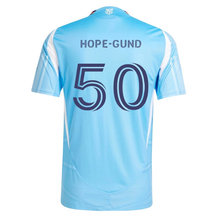 Danxen Barn Kofi Hope-Gund #50 Himmelsblå Vit Hemmatröja Matchtröjor 2026/27 Tröjor T-Tröja