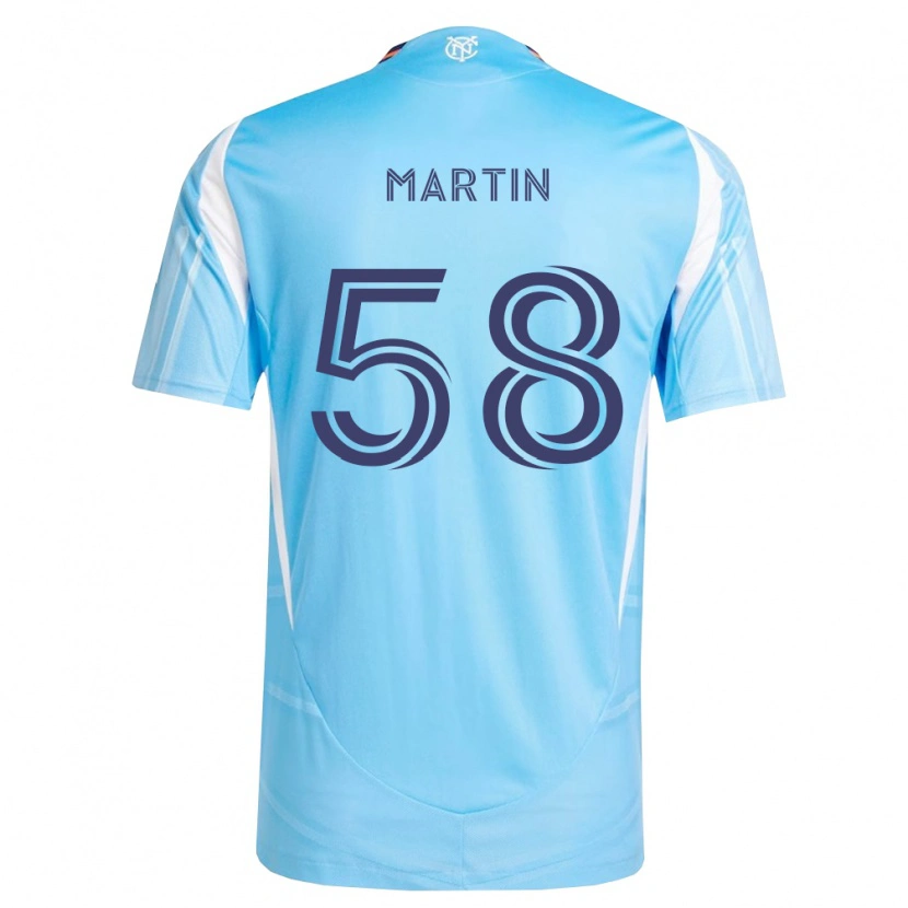 Danxen Barn Eóin Martin #58 Himmelsblå Vit Hemmatröja Matchtröjor 2026/27 Tröjor T-Tröja