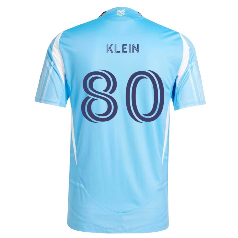Danxen Barn Brennan Klein #80 Himmelsblå Vit Hemmatröja Matchtröjor 2026/27 Tröjor T-Tröja