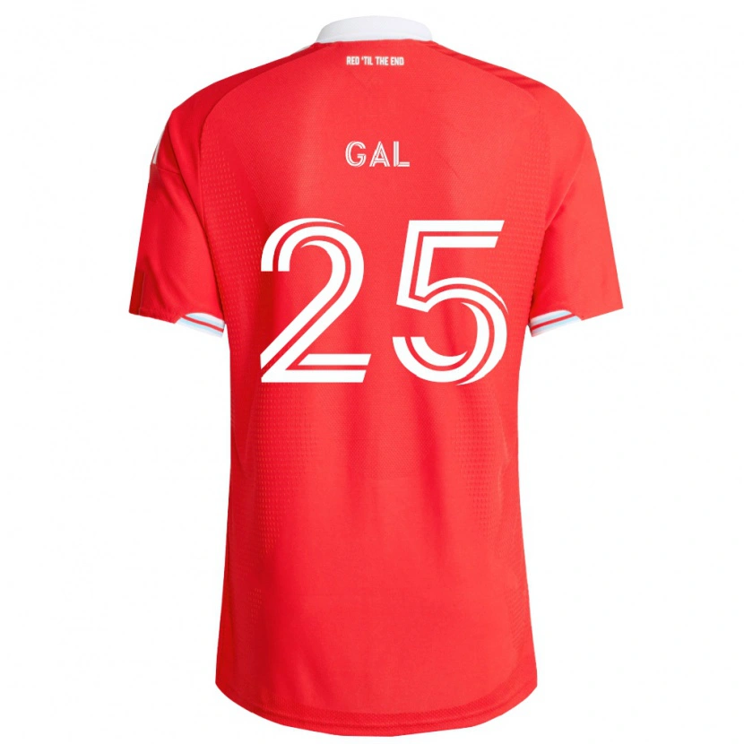 Danxen Barn Jeff Gal #25 Röd Mörkblå Vit Hemmatröja Matchtröjor 2026/27 Tröjor T-Tröja