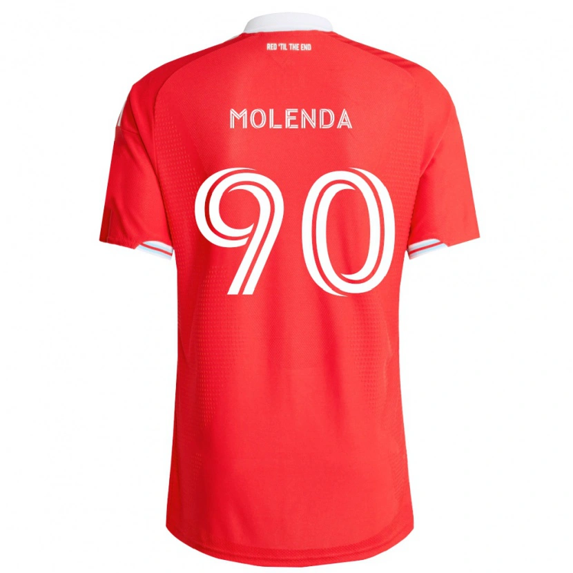 Danxen Barn David Molenda #90 Röd Mörkblå Vit Hemmatröja Matchtröjor 2026/27 Tröjor T-Tröja