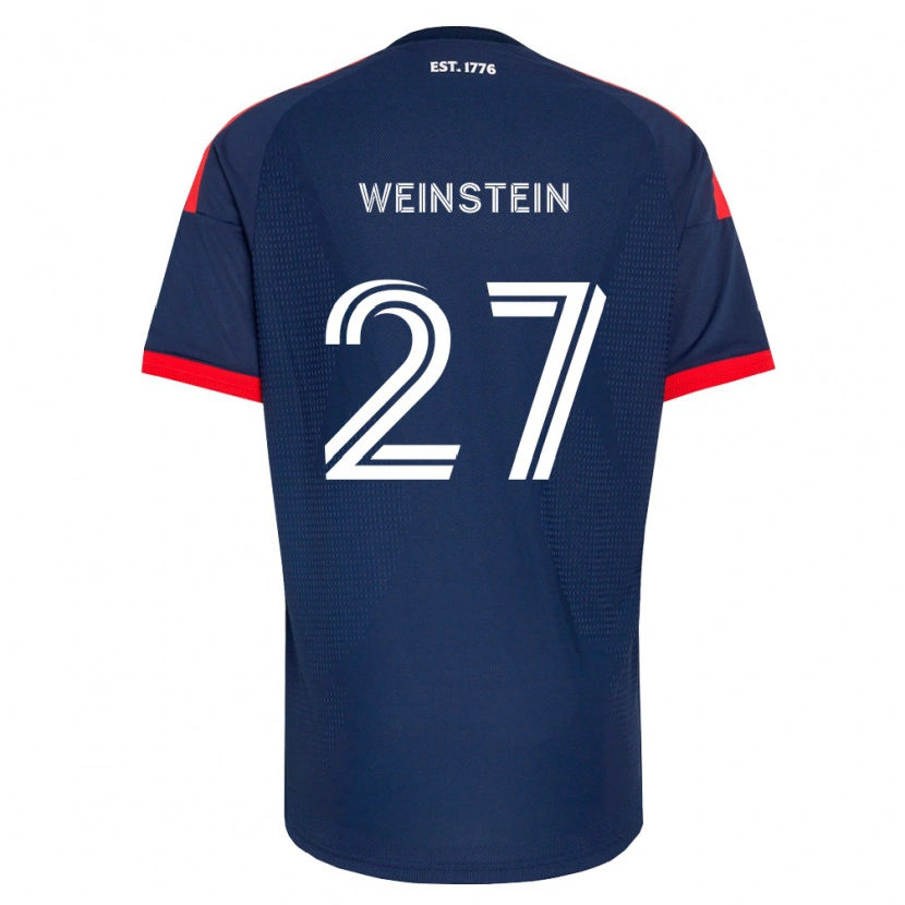Danxen Barn Max Weinstein #27 Kungligt Blå Röd Vit Hemmatröja Matchtröjor 2026/27 Tröjor T-Tröja