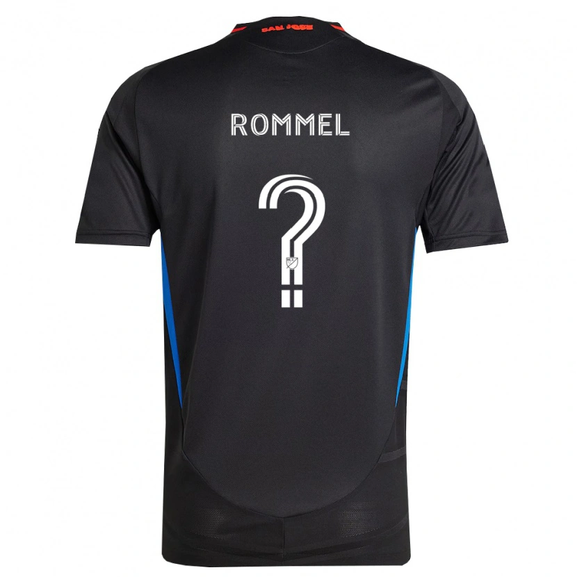 Danxen Barn Rocky Rommel #0 Blå Vit Svart Hemmatröja Matchtröjor 2026/27 Tröjor T-Tröja