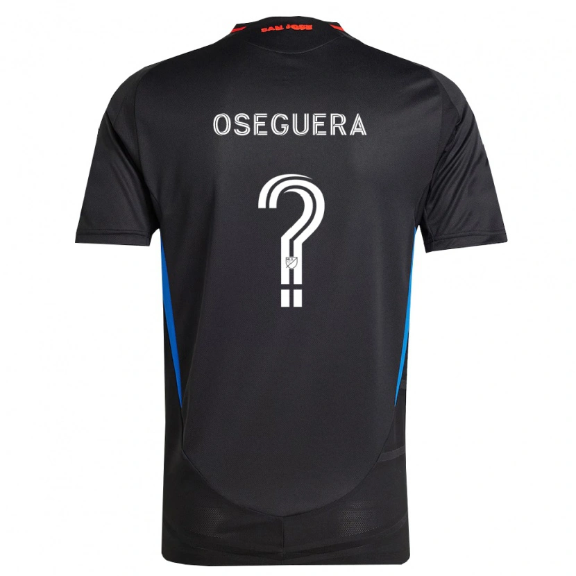 Danxen Barn Kevin Oseguera #0 Blå Vit Svart Hemmatröja Matchtröjor 2026/27 Tröjor T-Tröja
