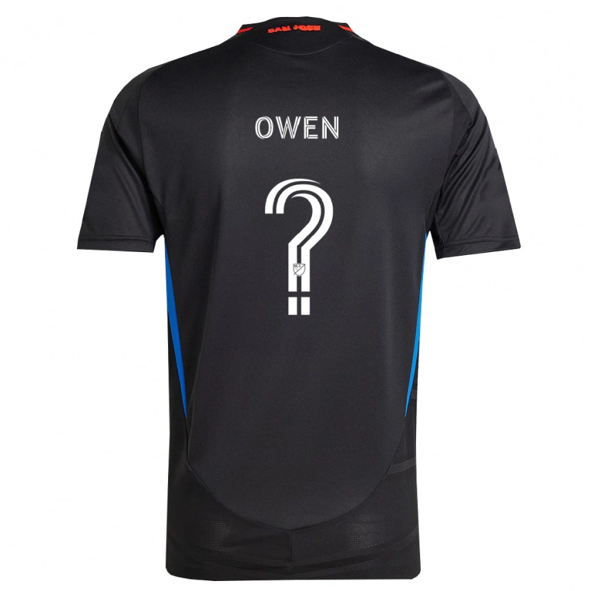 Danxen Barn Connor Owen #0 Blå Vit Svart Hemmatröja Matchtröjor 2026/27 Tröjor T-Tröja