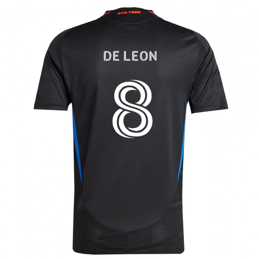 Danxen Barn Brandon De Leon #8 Blå Vit Svart Hemmatröja Matchtröjor 2026/27 Tröjor T-Tröja