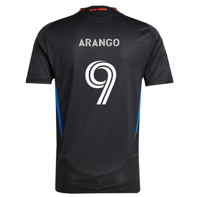 Danxen Barn Cristian Arango #9 Blå Vit Svart Hemmatröja Matchtröjor 2026/27 Tröjor T-Tröja