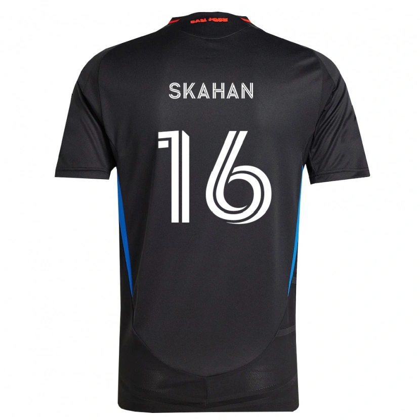 Danxen Barn Jack Skahan #16 Blå Vit Svart Hemmatröja Matchtröjor 2026/27 Tröjor T-Tröja